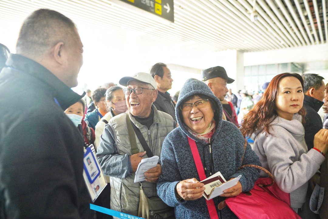 在广州家门口就可以登邮轮旅游,非常方便。