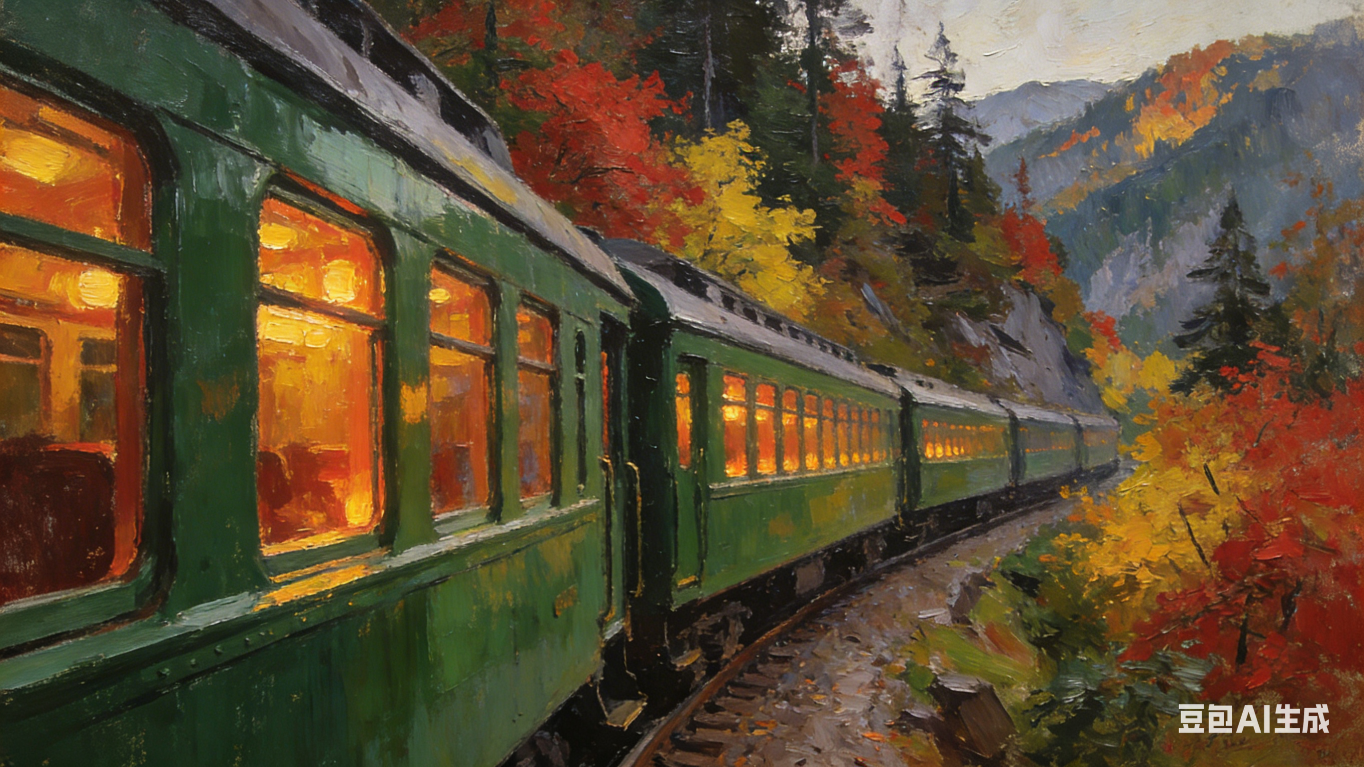 在绿皮火车的“哐当”声中启程