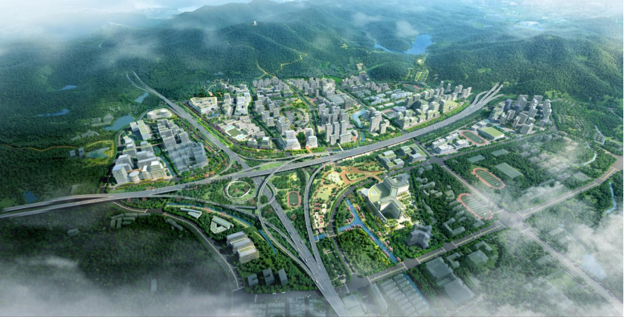 国际教育园区效果示意图