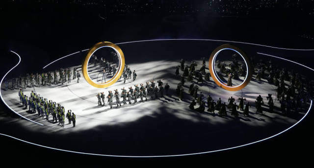 2月6日，演员在开幕式现场表演。新华社记者 薛宇舸 摄