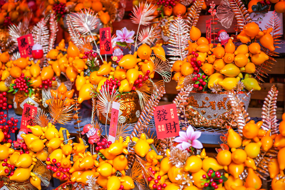 黄金果(五代同堂)——最热门的年宵花之一。