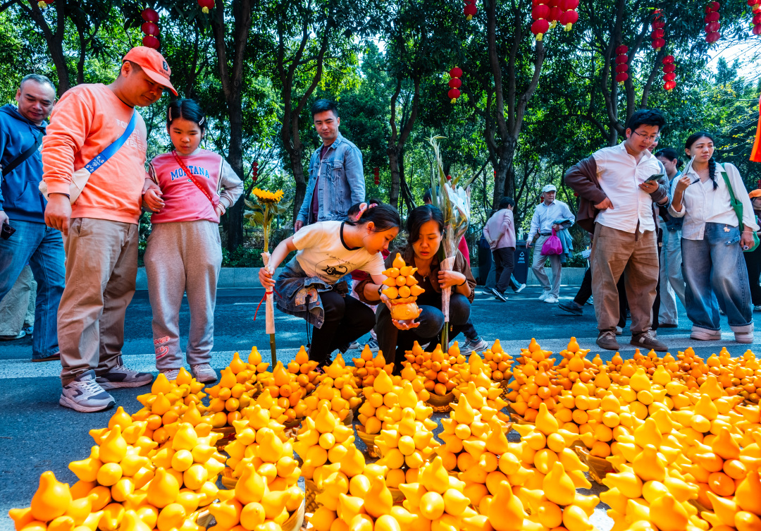 醒狮欢腾,机器马助兴!2月14日,2026年广州白云传统迎春花市在白云万达广场欢乐开锣。为期三天时间里,市民游客不仅可穿梭在繁花似锦的石马“桃花林”,与现象级IP“大湾鸡”与《嘉禾望岗》打卡点合影,每天还能欣赏到“天马行空”酷炫SHOW,更有超多互动福袋抽取。一起来逛白云花市,在翰墨芬芳与科技光影中感受“马上生财”“马上有福”的吉祥年味。文/广州日报新花城记者:汤南 通讯员:易鹏、卢楚涵、白雪
图/广州日报新花城记者:庄小龙