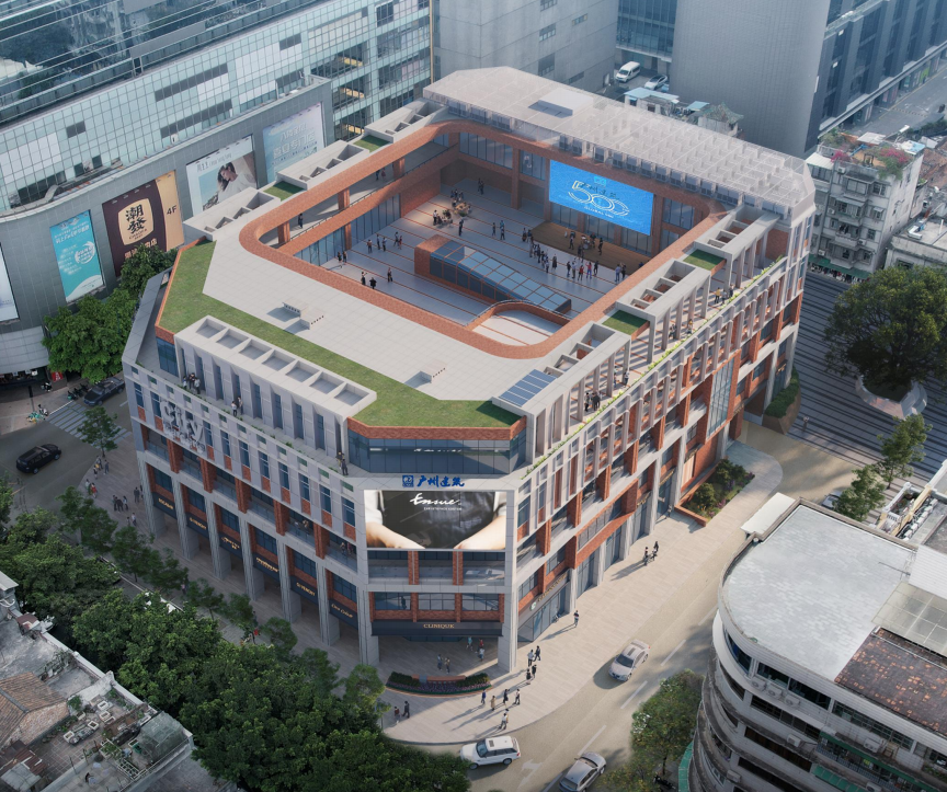 位于广大路的广州建筑总部商业综合体项目效果图