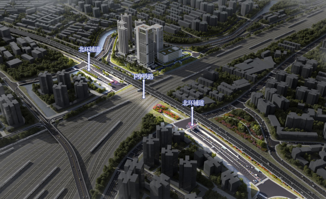 瑶台城中村改造项目—北环辅道项目效果图