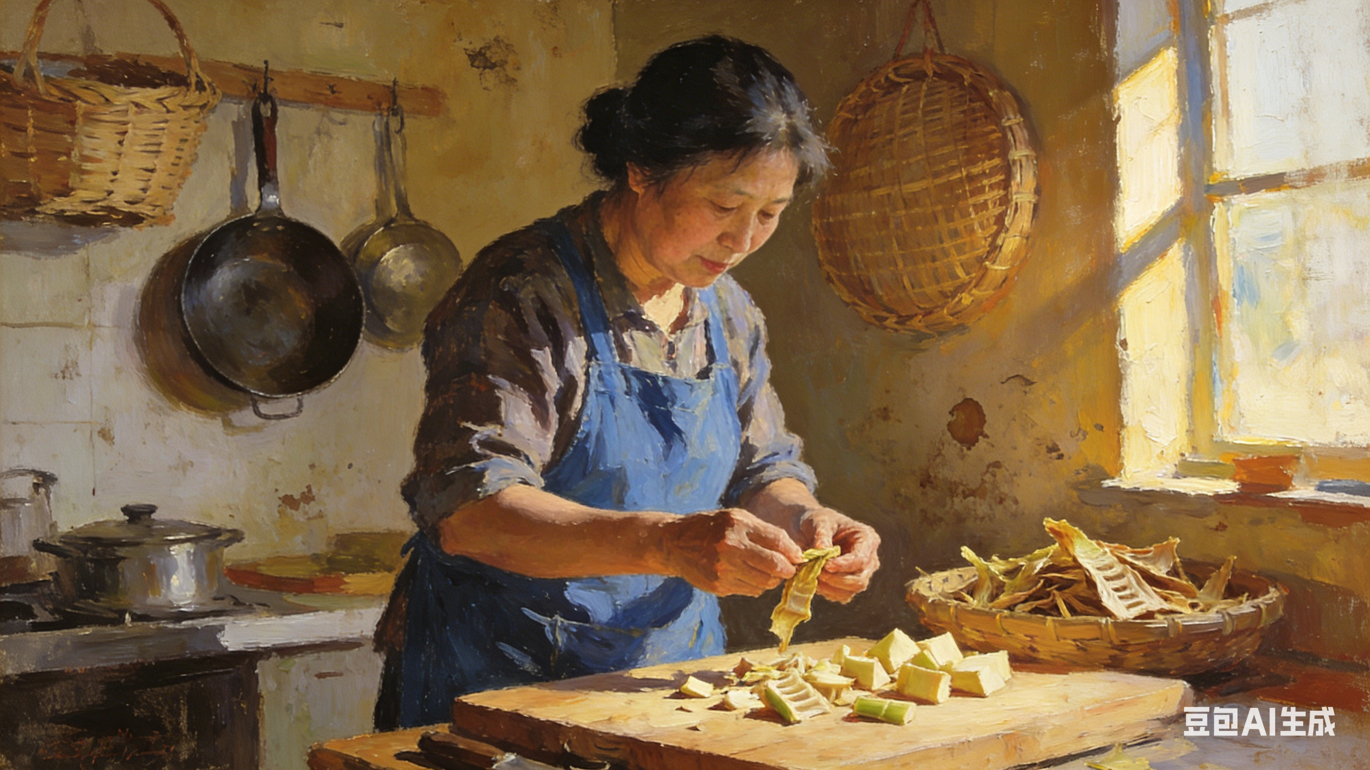 乡愁是一根笋干的长度