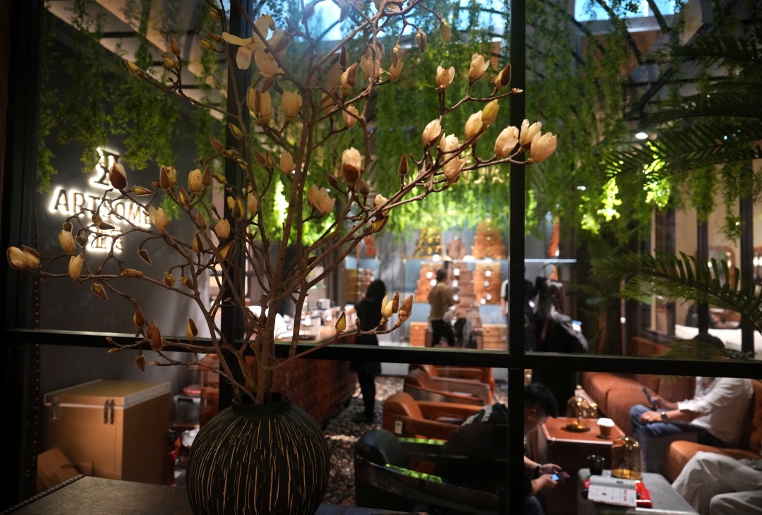 展馆内极具设计感的作品。