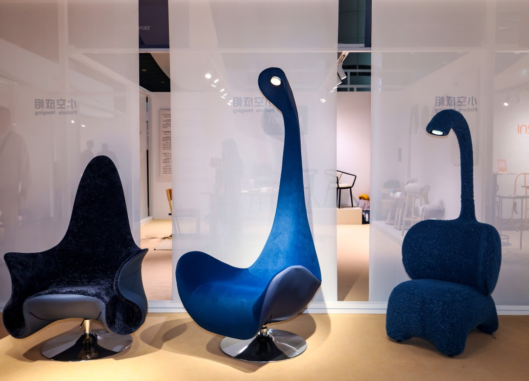 展馆内极具设计感的作品。