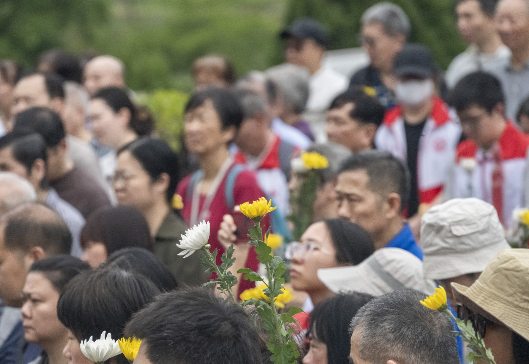 2026年广州市遗体捐献者缅怀纪念活动,活动现场庄严肃穆。图/广州日报新花城记者:廖雪明