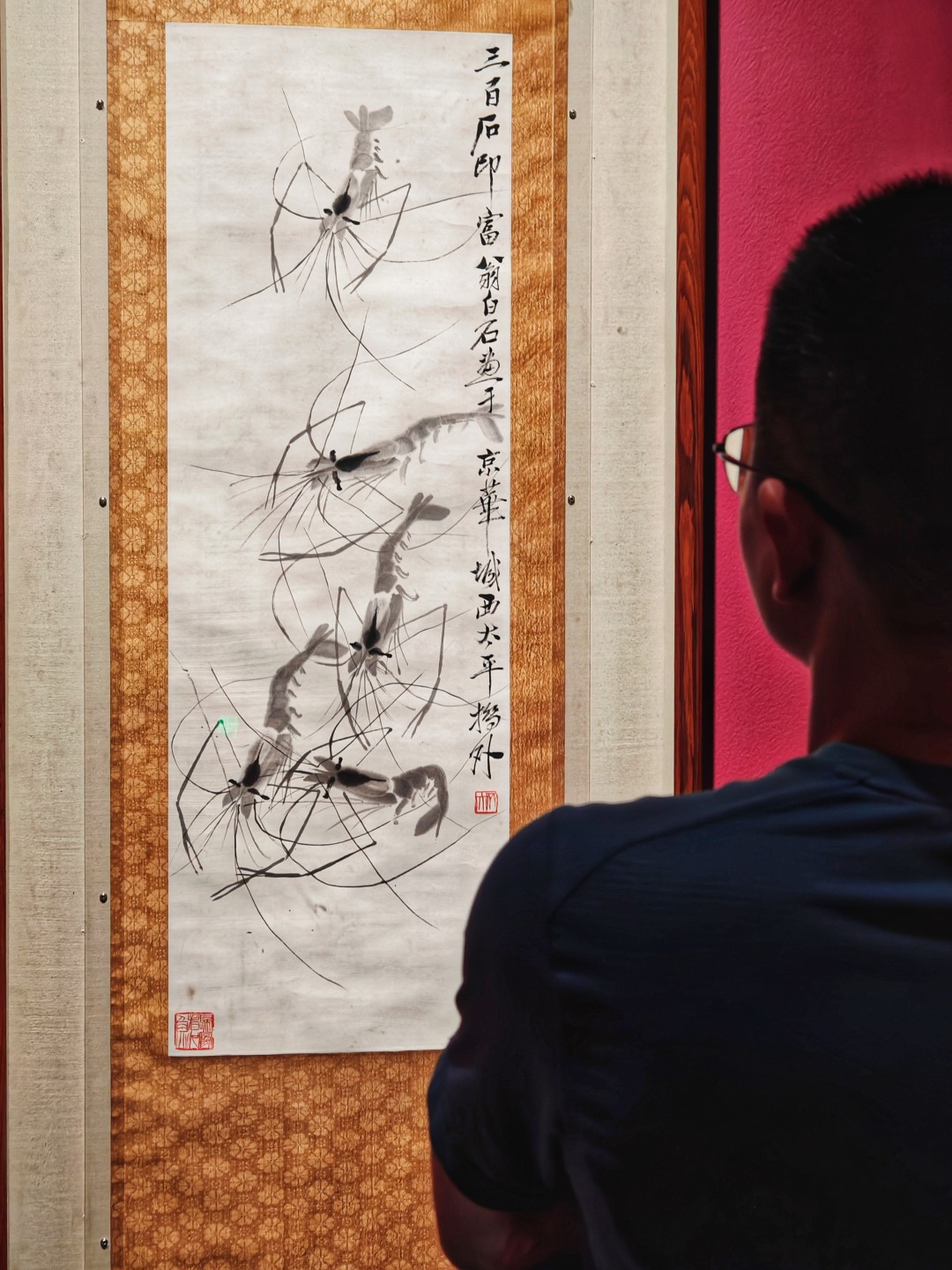 据了解,本次展出的齐白石作品约100件,其中国家一级、二级文物近80件。