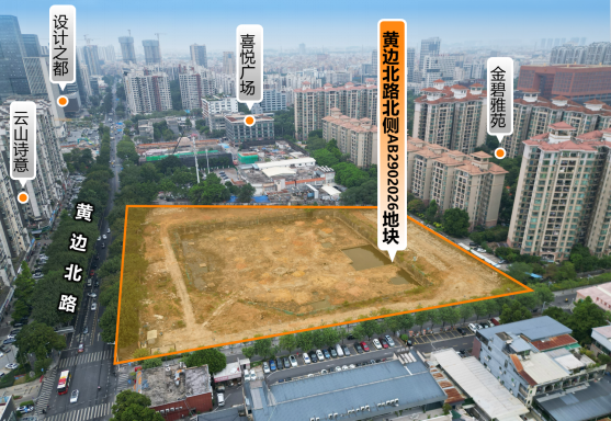 白云区黄边北路北侧AB2902026地块航拍图