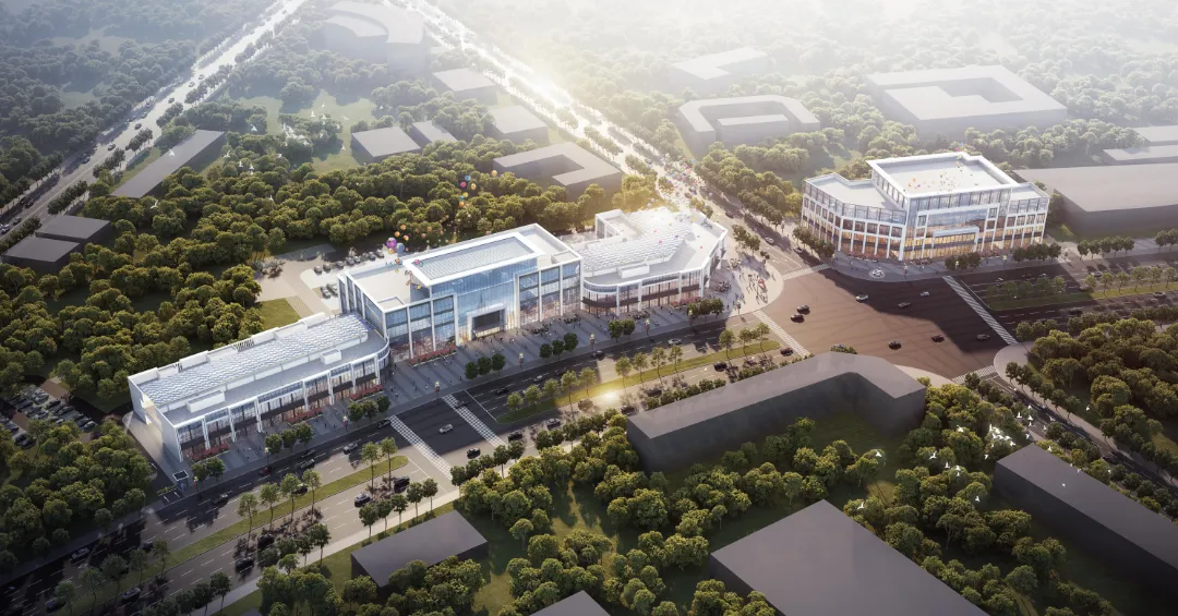 星汇广场建设项目效果图。