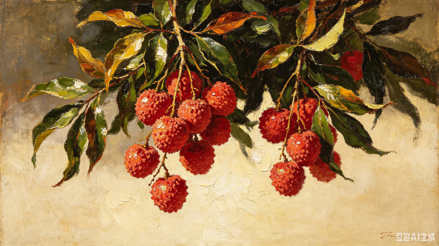 荔枝油画.png 荔枝油画.png