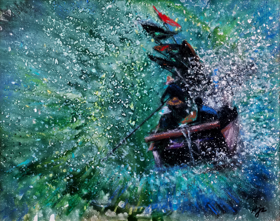 搏浪之二 油画棒 (38x48cm).jpg 搏浪之二 油画棒 (38x48cm).jpg