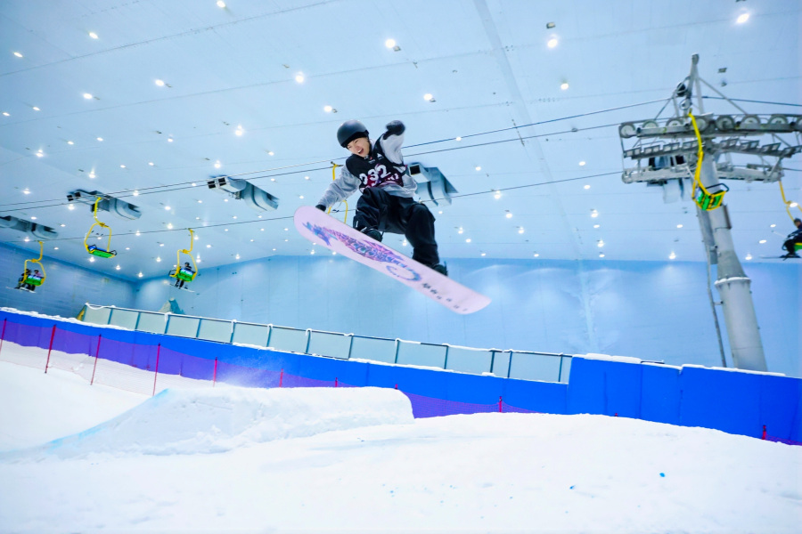 BURTON热雪奇迹新秀巡回赛·广州站比赛现场