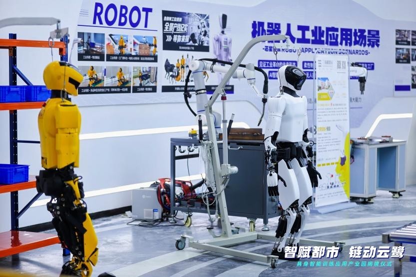 依托中心城区资源禀赋,打造机器人实训展示空间,承载具身智能训练验证与场景应用功能