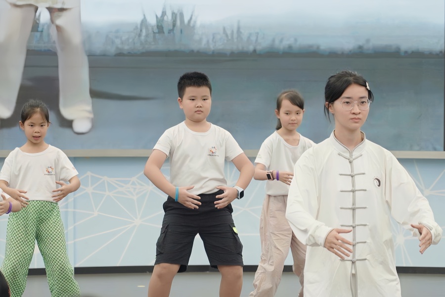 八段锦展示。