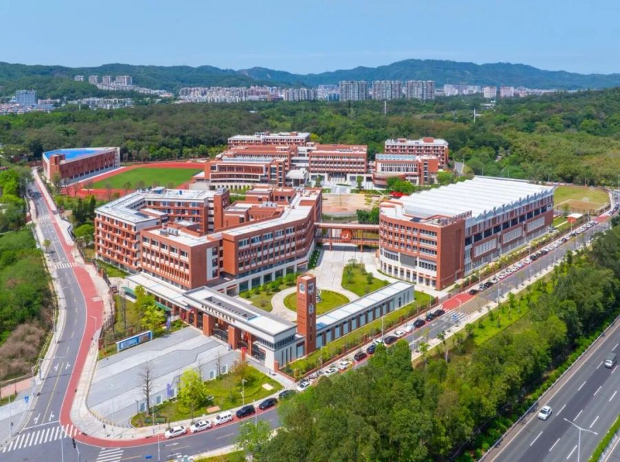 智慧城校区整体航拍图