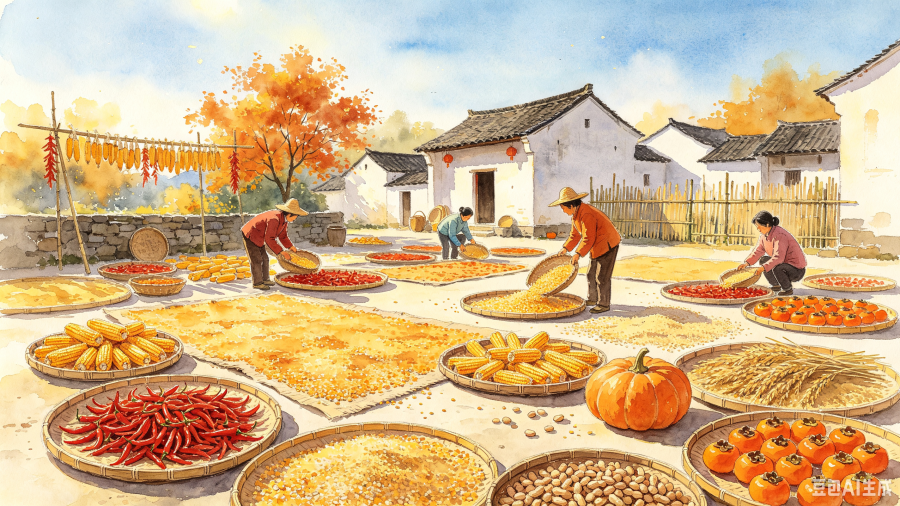 皖南古村水彩画 (6).png 皖南古村水彩画 (6).png