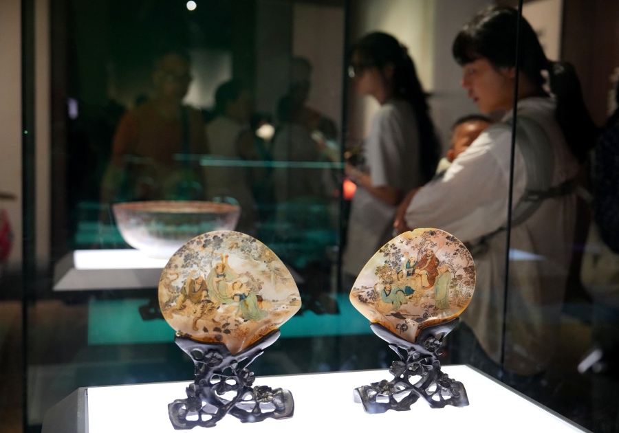 现场,不少市民前来观展。