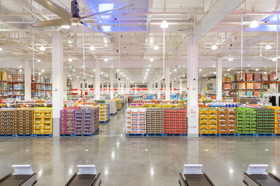 Costco开市客门店仓储式布局特色