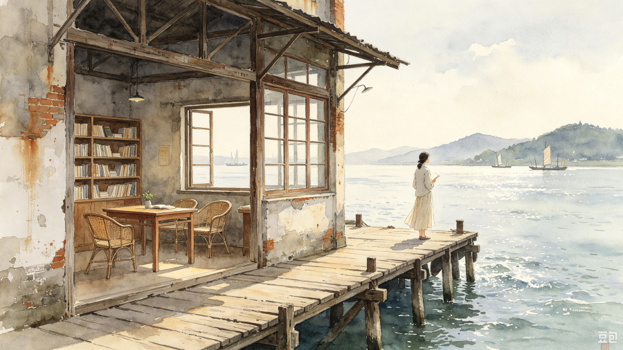 水彩画：古时官道与驿亭 (3).png