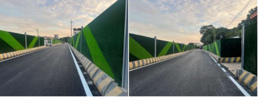道路改造后
