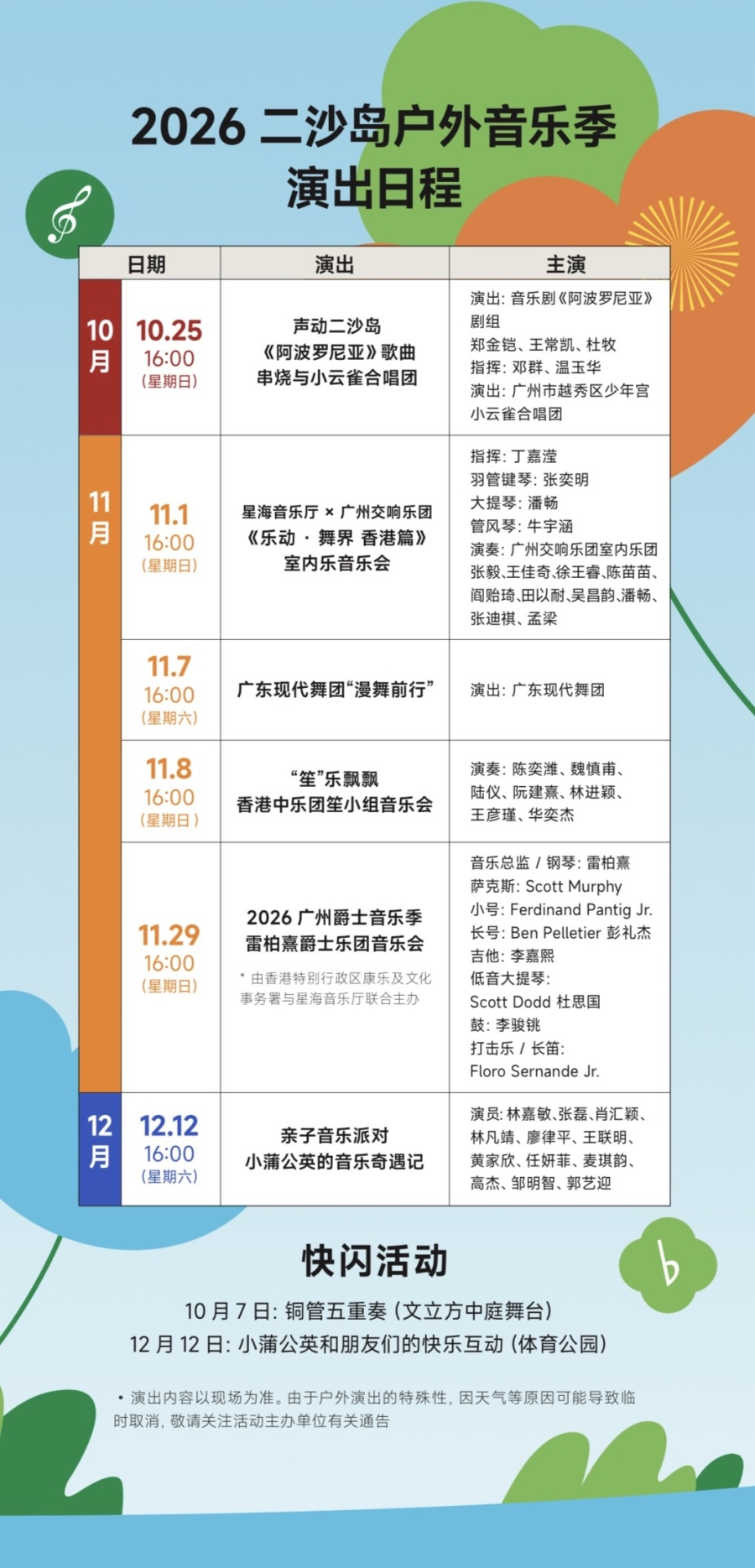 2026二沙音乐季