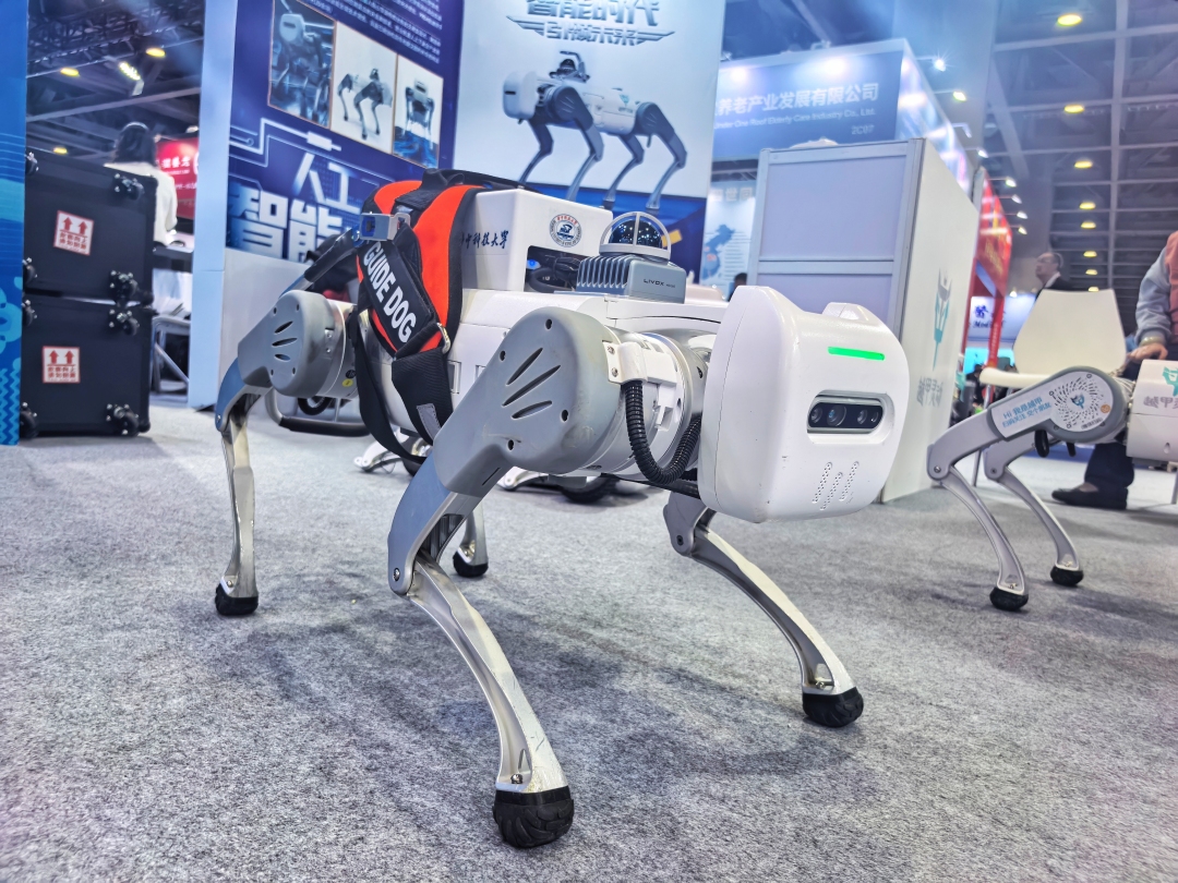 智能导盲犬。智顼颖 摄