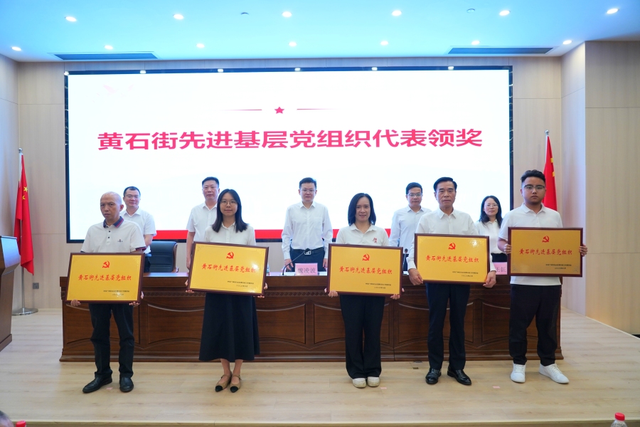表彰先进基层党组织。通讯员供图
