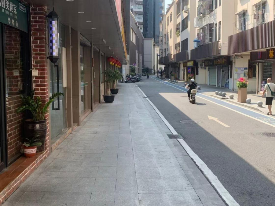 沙东街干净街景。通讯员供图