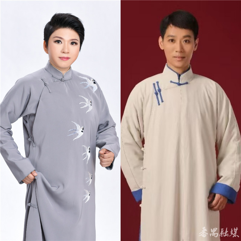 《大潮》表演者白燕飞(左)、李江崊(右)